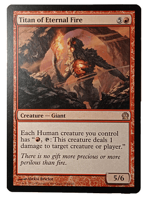 Carta Magic Titan Of Eternal Fire [theros] Mtg Giant