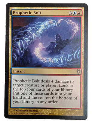 Carta Magic Prophetic Bolt [izzet V Golgari] Mtg Instant