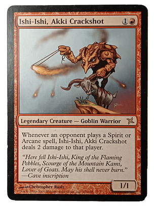 Carta Magic Ishi-ishi Akki Crackshot [kamigawa] Mtg Goblin