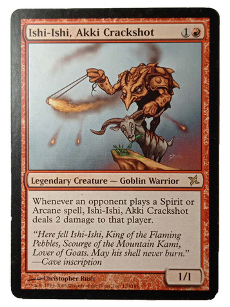 Carta Magic Ishi-ishi Akki Crackshot [kamigawa] Mtg Goblin 1