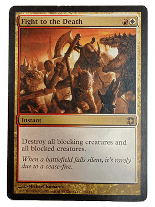 Carta Magic Fight To The Death [alara] Mtg Instant
