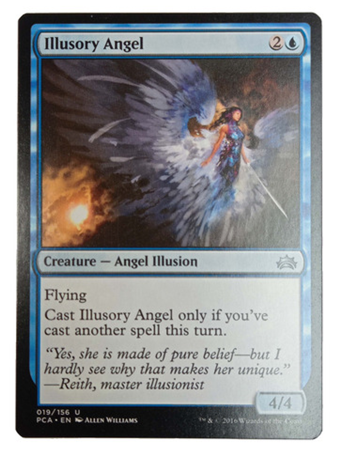 Carta Magic Illusory Angel [planechase Anthology] Mtg 1