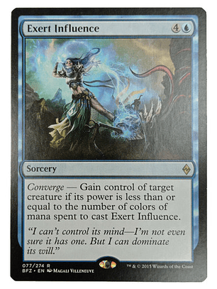 Carta Magic Exert Influence [zendikar] Mtg Sorcery