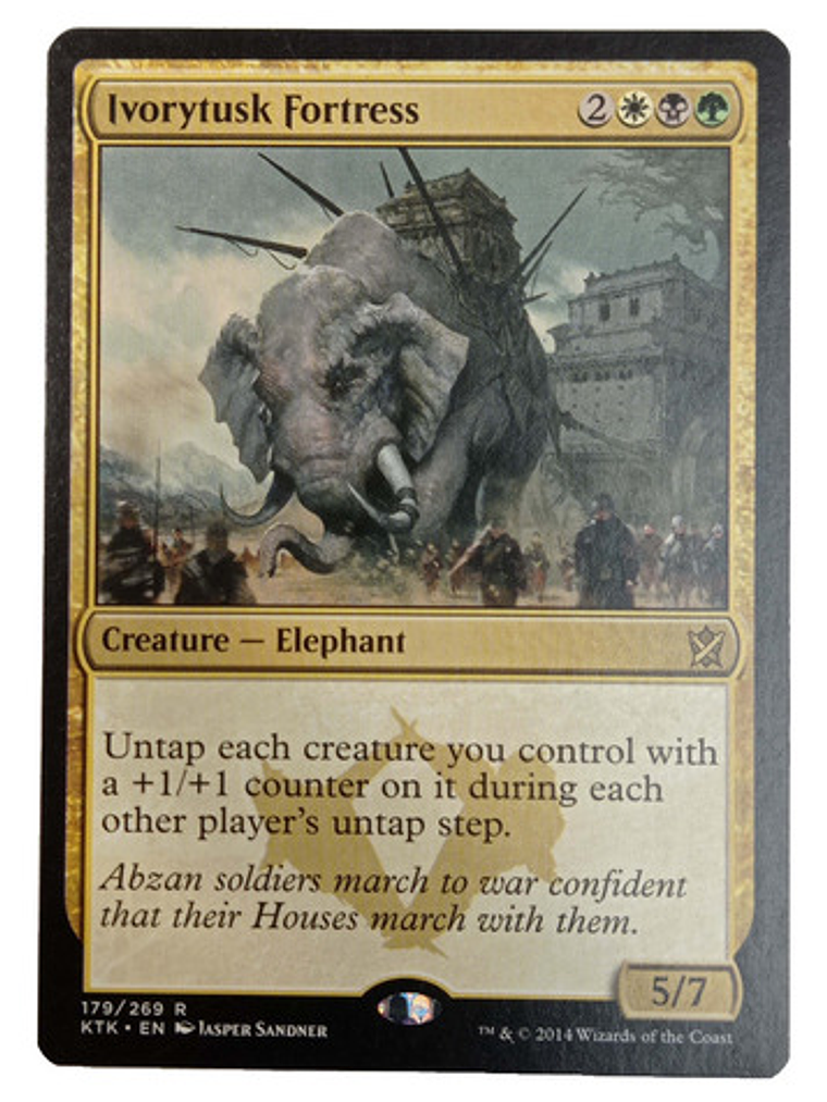 Carta Magic Flying Ivorytusk Fortress [tarkir] Mtg Elephant 1