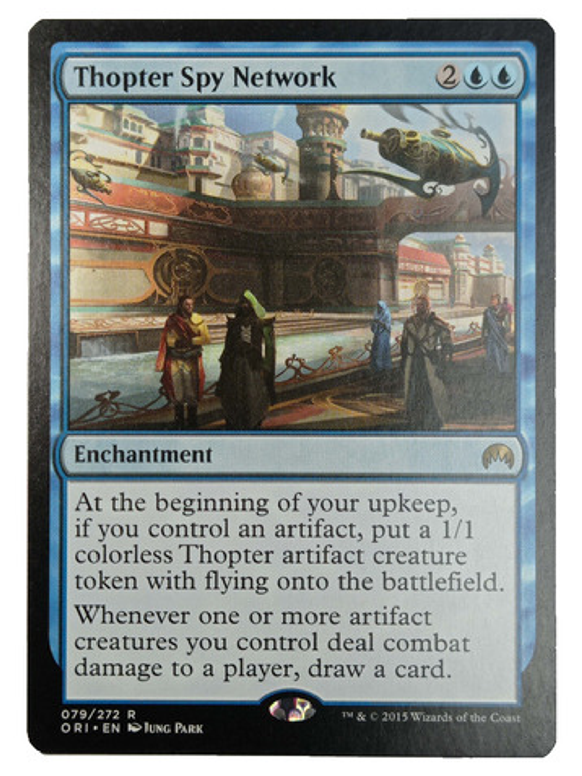 Carta Magic Thopter Spy Network [origins] Mtg Enchantment 1