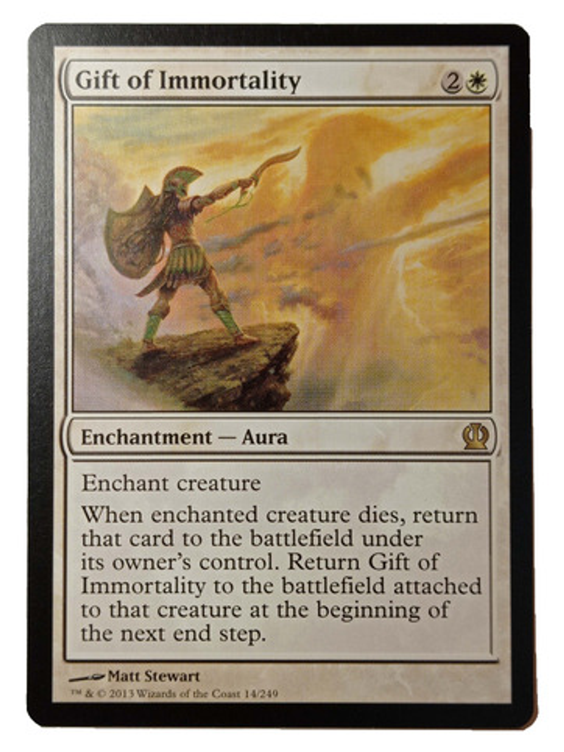 Carta Magic Gift Of Immortality [theros] Mtg Enchantment 1