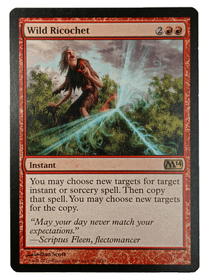 Carta Magic Wild Ricochet [m14] Mtg Instant