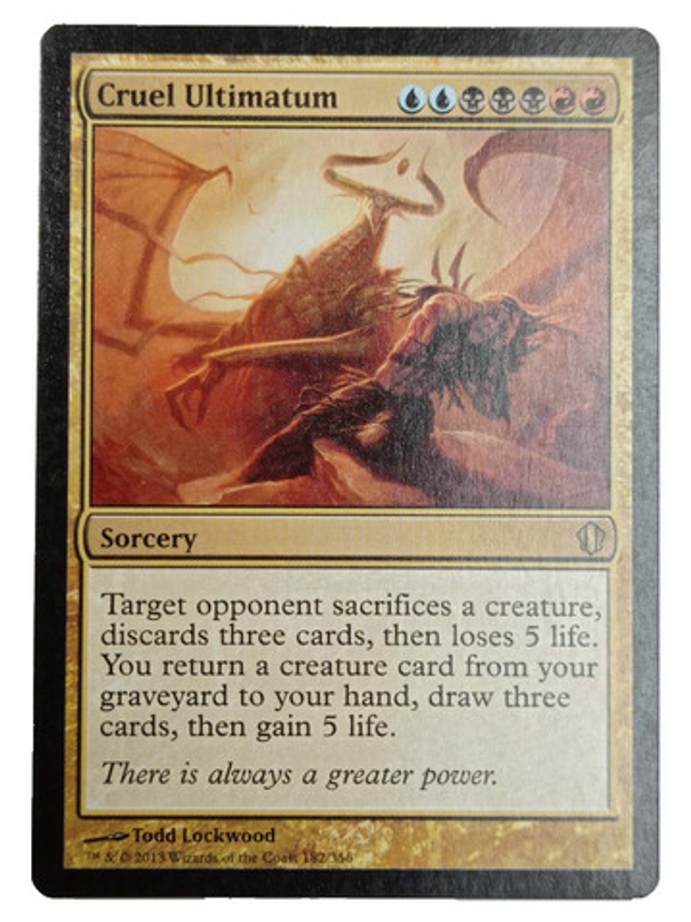 Carta Magic Cruel Ultimatum [c13] Mtg Sorcery 1