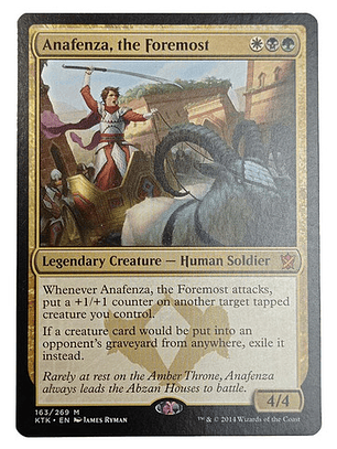 Carta Magic Anafenza, The Foremost [tarkir] Mtg Soldier