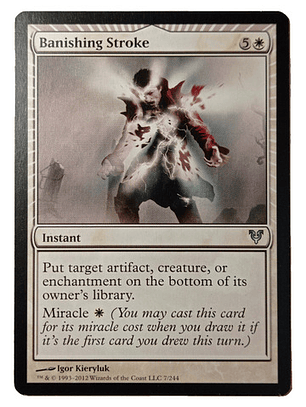 Carta Magic Banishing Stroke [avacyn] Mtg Instant
