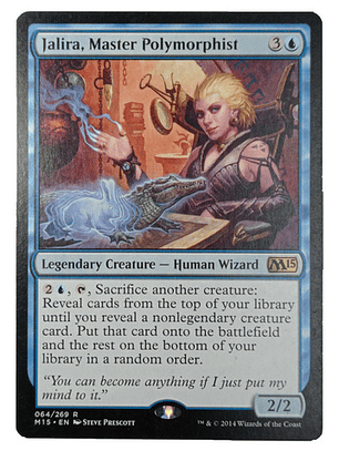 Carta Magic Jalira Master Polymorphist [m15] Mtg Wizard