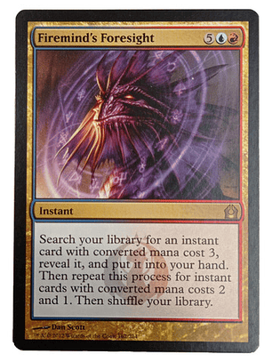 Carta Magic Firemind's Foresight [ravnica] Mtg Instant