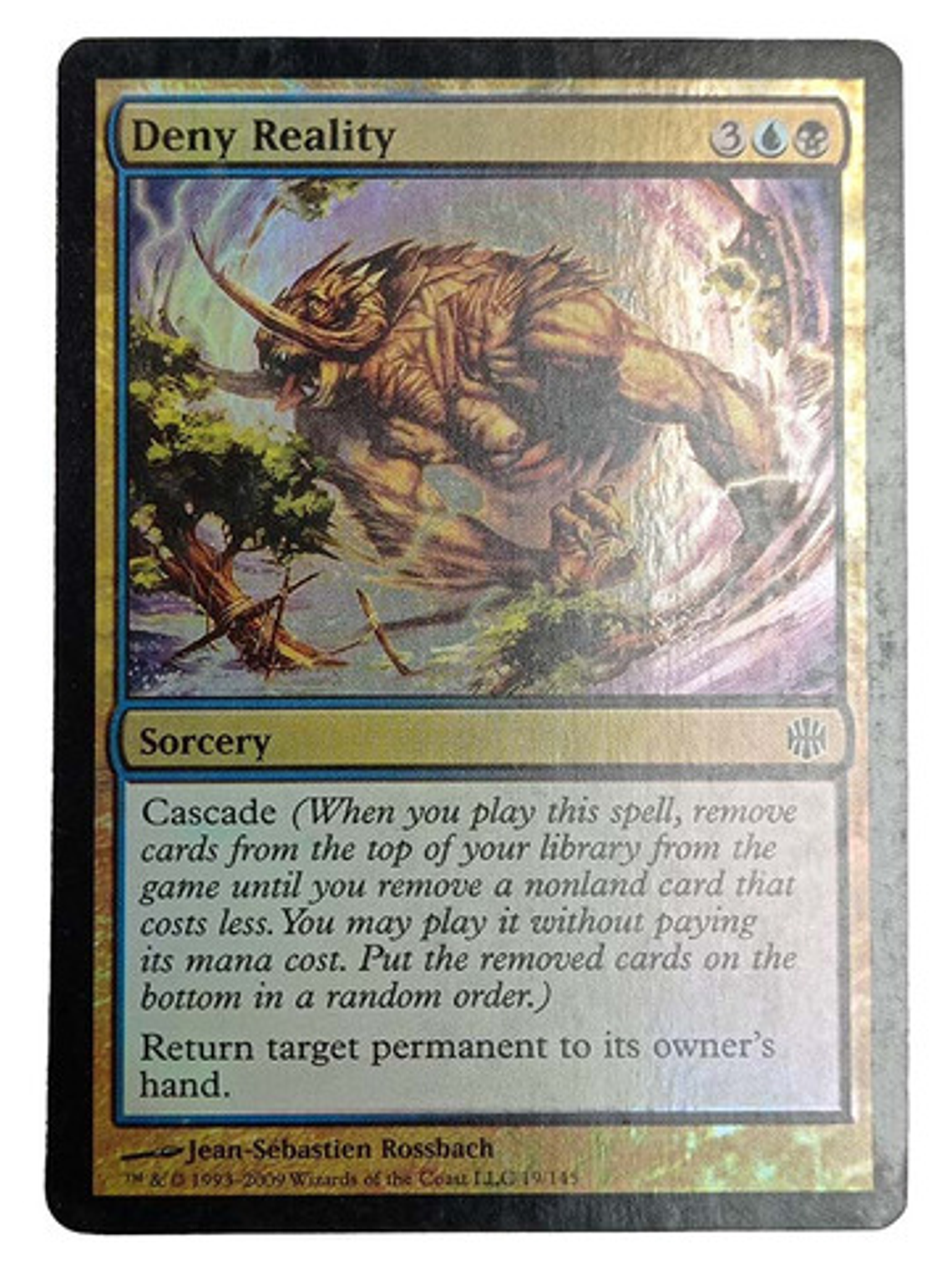 Carta Magic Deny Reality (foil) [alara] Mtg Sorcery 1