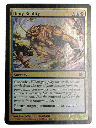 Carta Magic Deny Reality (foil) [alara] Mtg Sorcery