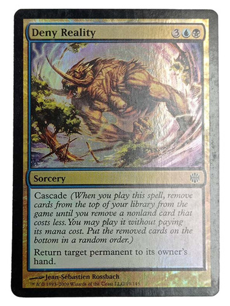 Carta Magic Deny Reality (foil) [alara] Mtg Sorcery 1