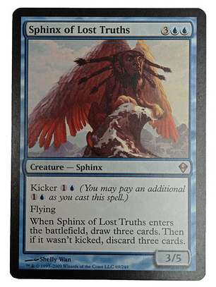 Carta Magic Sphinx Of Lost Truths [zendikar] Mtg