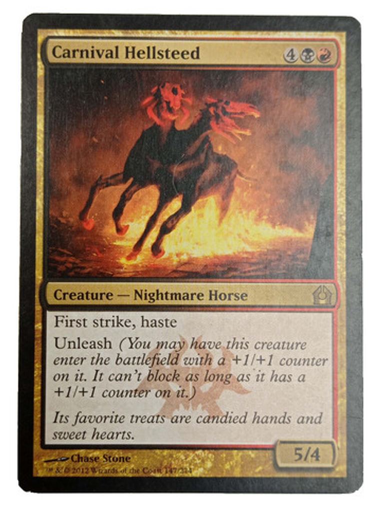 Carta Magic Carnival Hellsteed [ravnica] Mtg Nightmare Horse 1