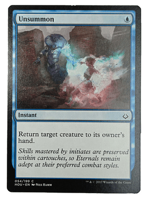 Carta Magic Unsummon [hour Devastation] Mtg Instant