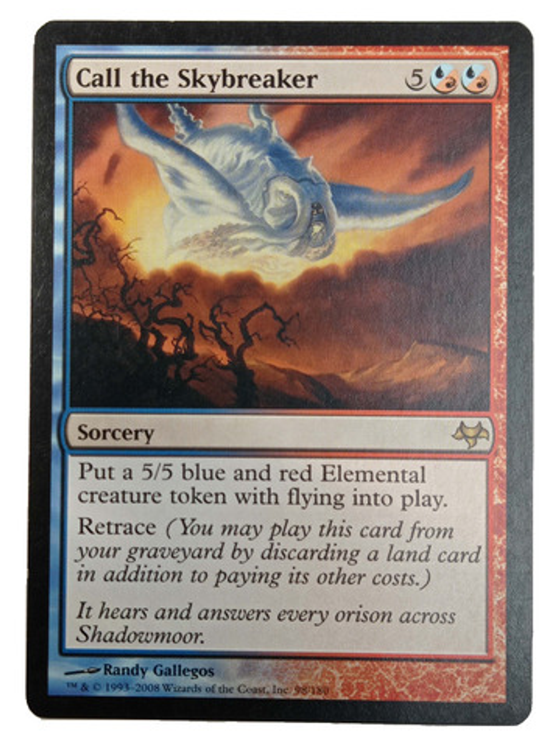 Carta Magic Call The Skybreaker [eventide] Mtg Sorcery 1