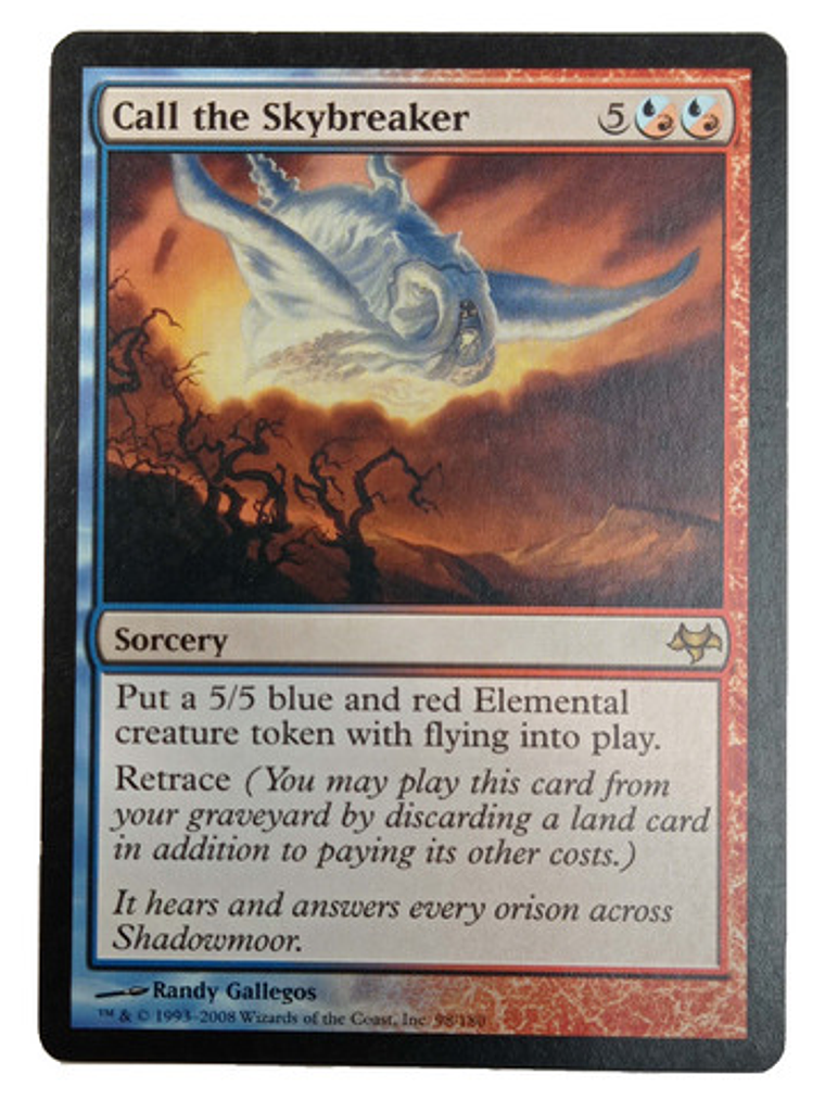 Carta Magic Call The Skybreaker [eventide] Mtg Sorcery 1