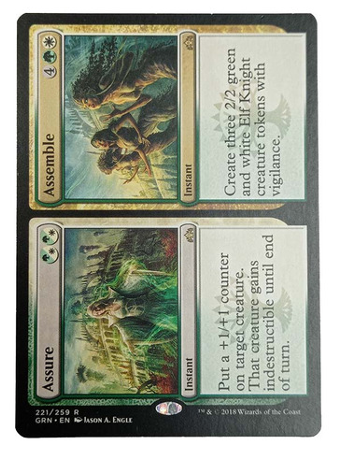 Carta Magic Assure / Assemble [ravnica] Mtg Instant 1