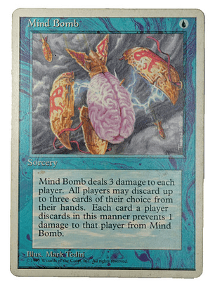 Carta Magic Mind Bomb [4ed] Mtg Sorcery