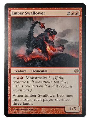 Carta Magic Ember Swallower [theros] Mtg Elemental