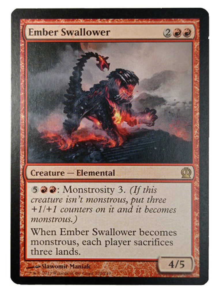 Carta Magic Ember Swallower [theros] Mtg Elemental 1