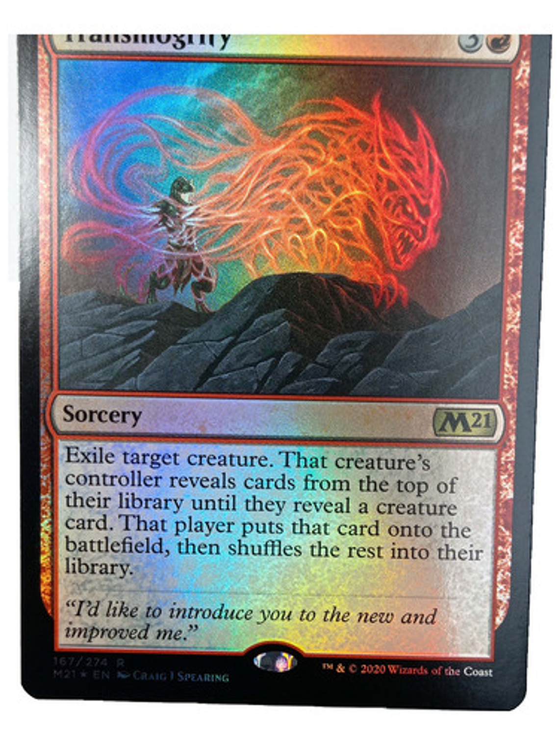 Carta Magic Transmogrify (foil) [m21] Mtg Sorcery 3