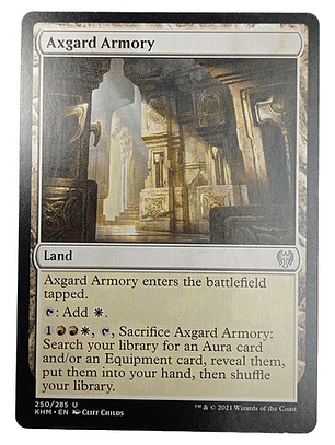 Carta Magic Axgard Armory [kaldheim] Mtg Land