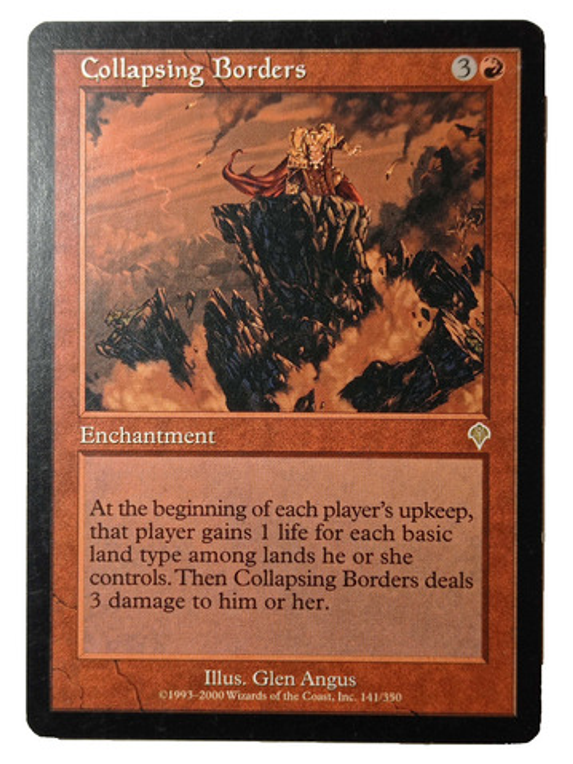 Carta Magic Collapsing Borders [invasion] Mtg Enchantment 1