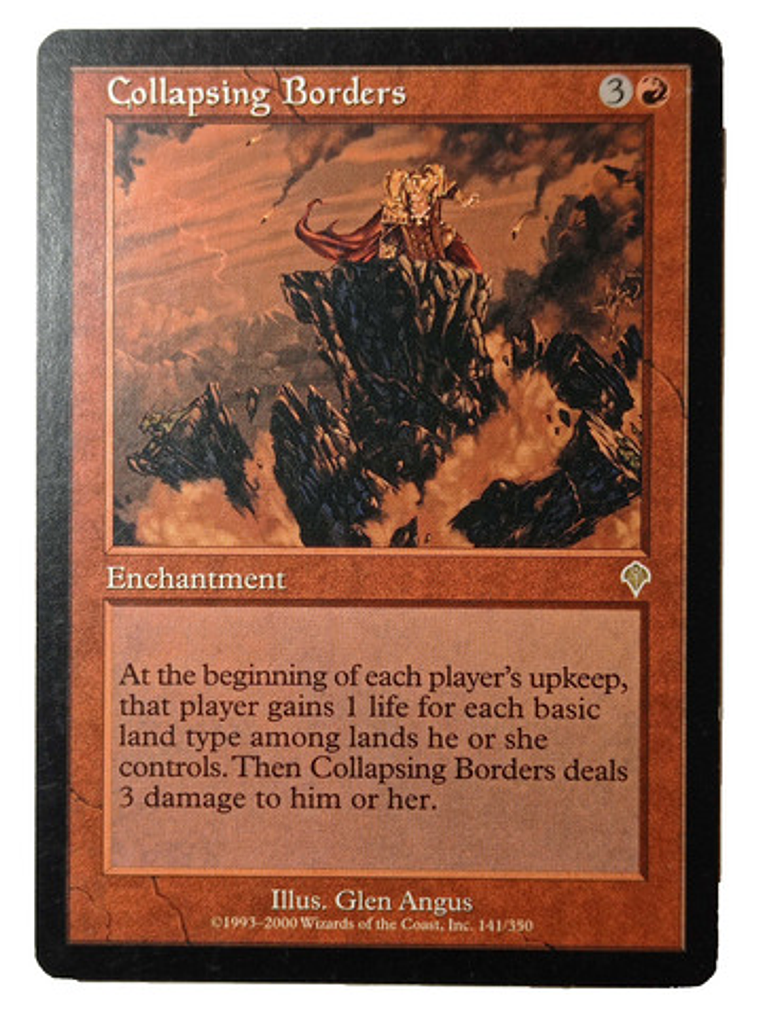 Carta Magic Collapsing Borders [invasion] Mtg Enchantment 1