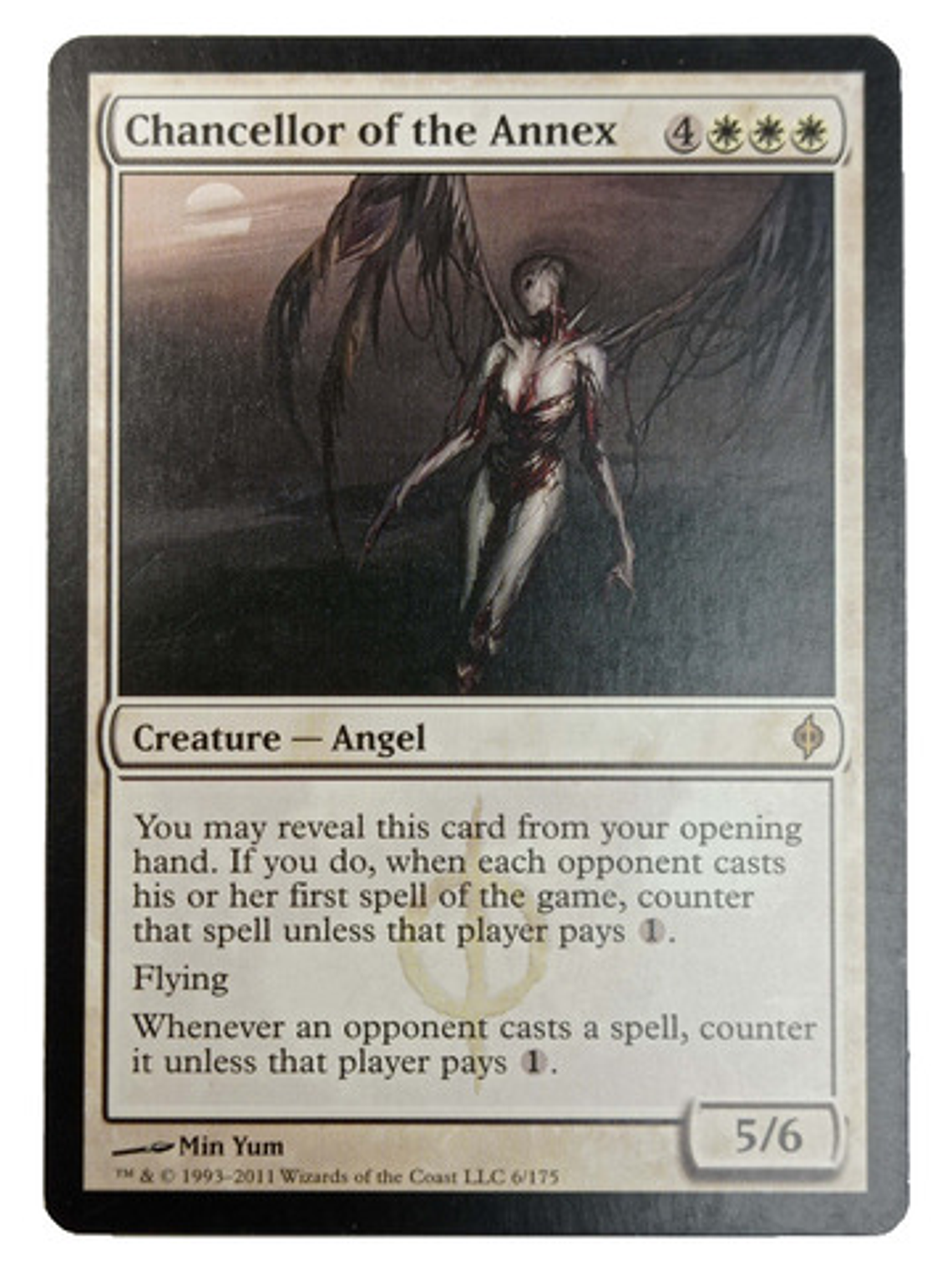 Carta Magic Chancellor Of The Annex [phyrexia] Mtg Angel 1