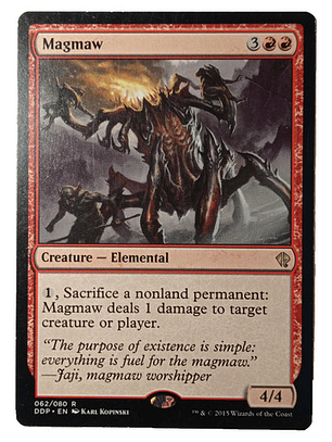 Carta Magic Magmaw [zendikar V Eldrazi] Mtg Elemental