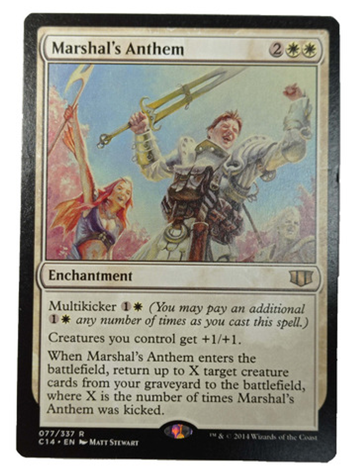 Carta Magic Marshal's Anthem [c14] Mtg Enchantment 1