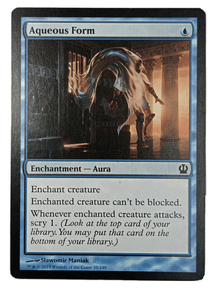 Carta Magic Aqueous Form [theros] Mtg Enchantment