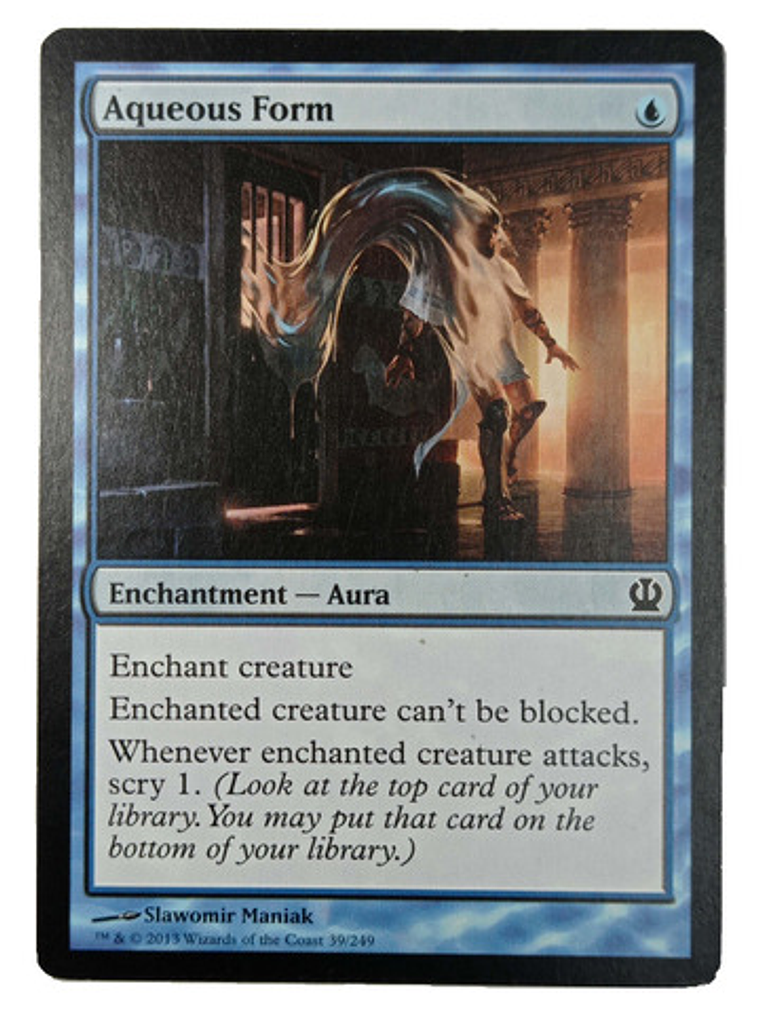 Carta Magic Aqueous Form [theros] Mtg Enchantment 1