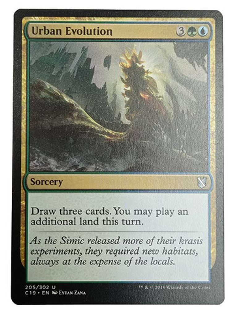 Carta Magic Urban Evolution [c19] Mtg Sorcery 1