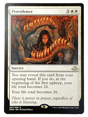 Carta Magic Providence [eldritch] Mtg Sorcery