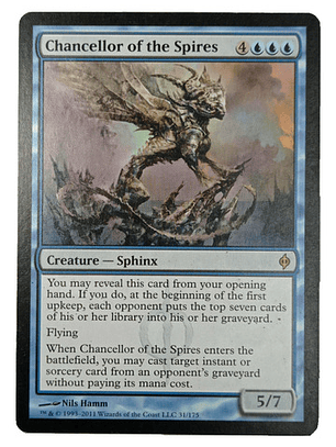 Carta Magic Chancellor Of The Spires [phyrexia] Mtg Sphinx