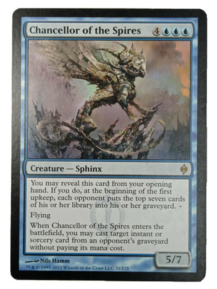 Carta Magic Chancellor Of The Spires [phyrexia] Mtg Sphinx 1