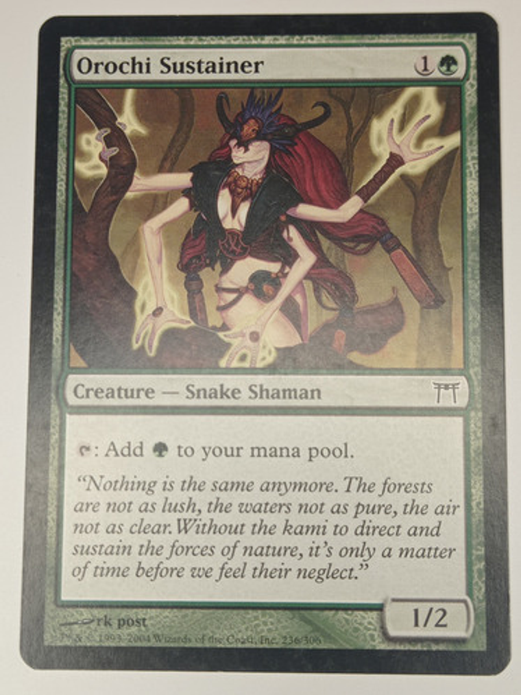 Carta Magic Orochi Sustainer [champions Kamigawa] Mtg Shaman 1