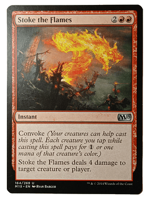 Carta Magic Stoke The Flames [m15] Mtg Instant