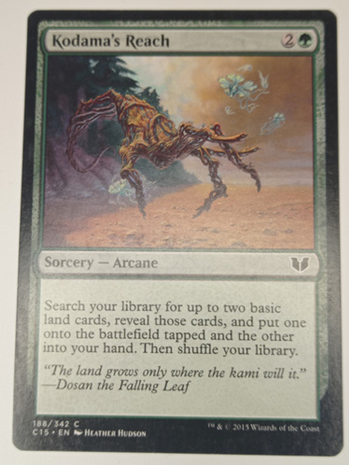 Carta Magic Kodama's Reach [c15] Mtg Sorcery 1