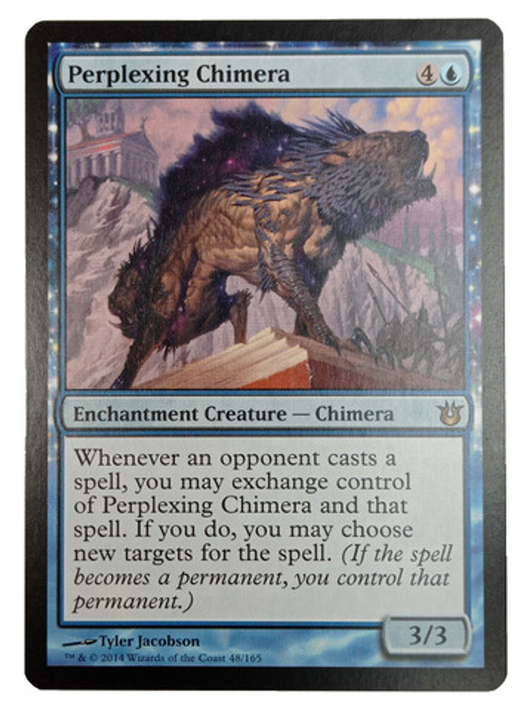 Carta Magic Perplexing Chimera [born Of Gods] Mtg 1