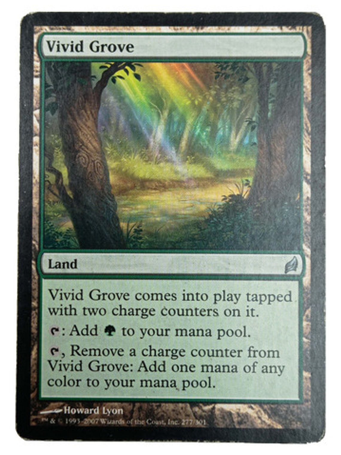 Carta Magic Vivid Grove [lorwyn] Mtg Land 1