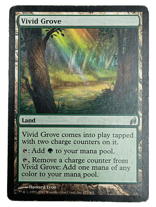 Carta Magic Vivid Grove [lorwyn] Mtg Land