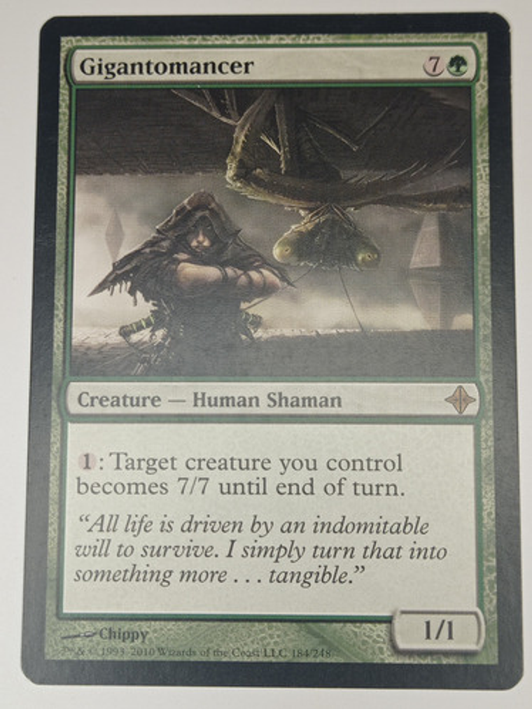 Carta Magic Gigantomancer [rise Of Eldrazi] Mtg Human Shaman 1
