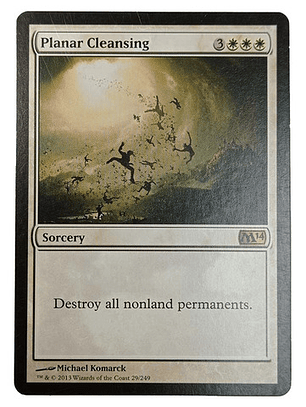 Carta Magic Planar Cleansing [m14] Mtg Sorcery
