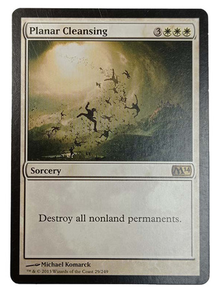 Carta Magic Planar Cleansing [m14] Mtg Sorcery 1
